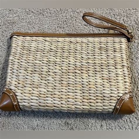 michael michael kors malibu|Malibu Woven Straw Clutch .